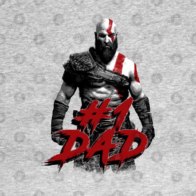 God of War - Kratos - Number 1 Dad by Dopamine Creative